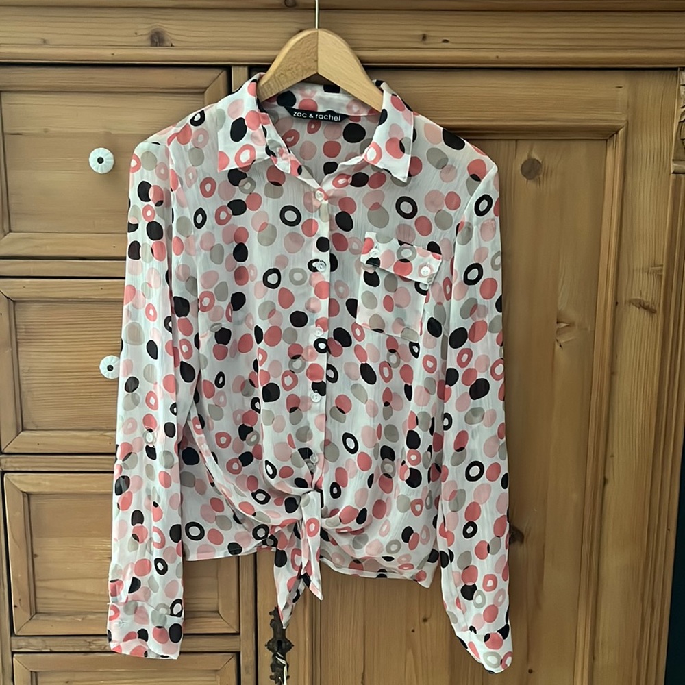 Zac & Rachel Tie Blouse